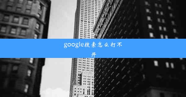 google搜索怎么打不开