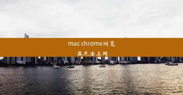 mac chrome浏览器无法上网